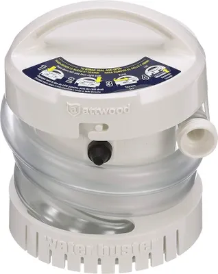 Immagine prodotto di Pompa sommergibile portatile a batteria 200 GPH con tubo Attwood 4140-4