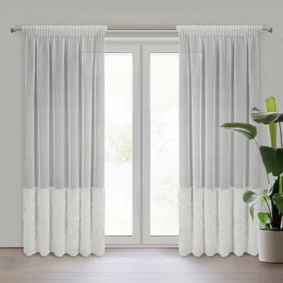 Produktbild von Gardine MARION weiß 140x270 cm  Kräuselband