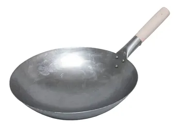 Produktbild von Monolith Wok Set 5-teilig mit rundem Wok, Schöpfkelle, Wendekelle, Sieb und Wokhalter 207013