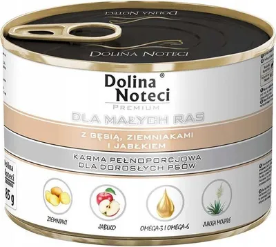 Image de Dolina Noteci petits Innards de race, pommes de terre et pomme 185g