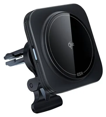 Produktbild von Esr Halolock Magnetische Qi2-Autohalterung Mit Magsafe 15W-Induktionsladegerät Für Lüftungsschlitze - Schwarz