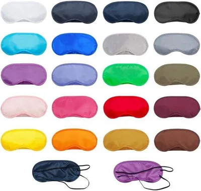 Productafbeelding van Zachte slaapmaskerset, 20 stuks, in verschillende kleuren