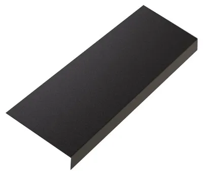 Obrázok produktu pre Podklad pod odkvapnici RŠ 167, 1 bm, Lakovaný zinok, tmavohnedá RAL 8019