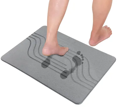 Productafbeelding van Kieselgur Antislip Douchemattenset, 60 x 39 cm