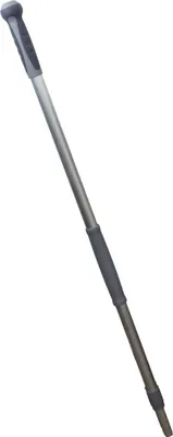 Produktbild von Teleskopstiel Aluminium grau mit Antirutschgriff 87 cm bis 184 cm