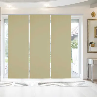 Produktbild von Blickdichter Flächenvorhang / Schiebevorhang ( 3er Pack ) mit Technik - 60x245cm ( Breite x Länge ), Fertiggardine Alessia in vielen Farben