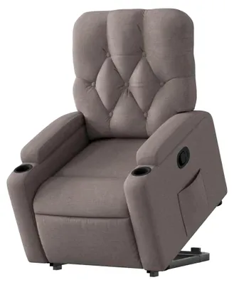 Produktbild von Relaxsessel mit Aufstehhilfe und Liegefunktion, Taupe Stoff