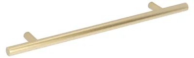 Immagine prodotto di Maniglia per mobili in acciaio inossidabile, distanza tra i fori di 192 mm, finitura "Galver" in ottone