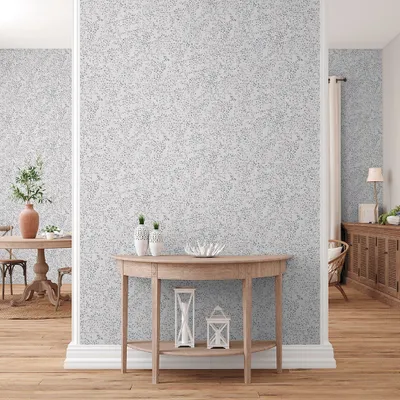 Produktbild von Tapete Florentin Blumen M1-No.11310 Vlies Grau Weiß Tadessi 10.05 m x 0.53 m