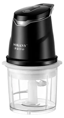 Immagine prodotto di Sokany, mini tritatutto elettrico 300 W, 0,7 l, lame in acciaio inossidabile, nero