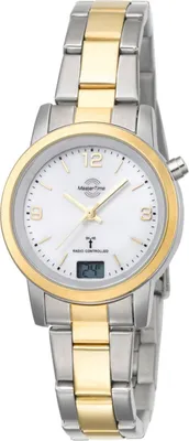 Master Time MTLA-10305-12M Damen-Funkuhr Basic Bicolor 1