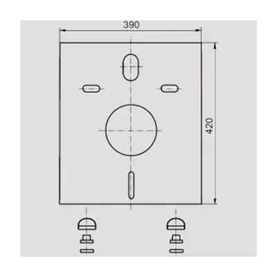 Produktbild von SANIT Schallschutz-Set für WC und Bidet