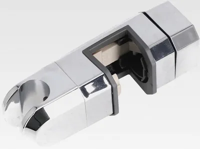Produktbild von Verstellbare 15 mm 30 mm Duschkopfhalterung, Universal-Chrom-Stangenhalter (Silber)