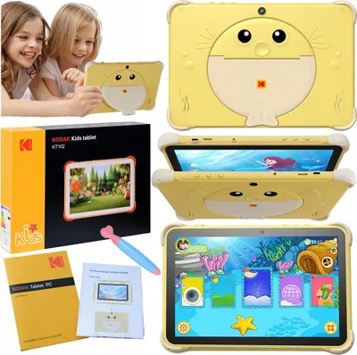 Zdjęcie produktu dla Tablet dla Dzieci KODAK KT102 10.1" Android 15 4/64GB 6000mAh 2x Aparat / KT102 Zółty
