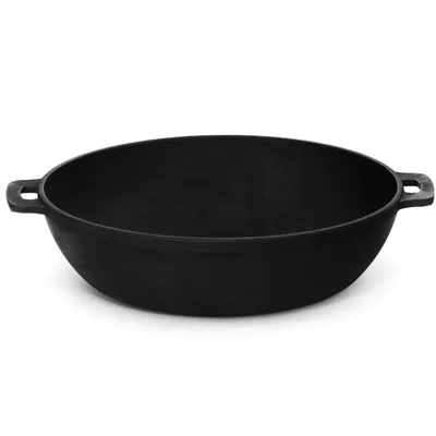 Produktbild von Bräter 26 cm aus Gusseisen Schmortopf Bratpfanne Pfanne Induktion Schmorpfanne