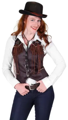 Produktbild von Countrysängerin Weste - Fasching Karneval Kostüm Größe: S