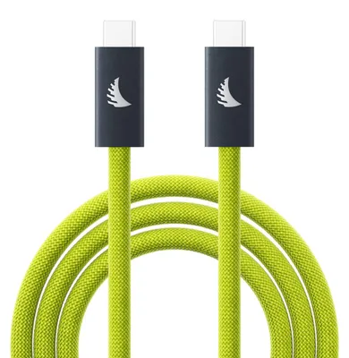 Imagen del producto de Cable de conexión flexible Angelbird USB-C 3.2, color verde lima, de 4,5 metros (14,8 pies)