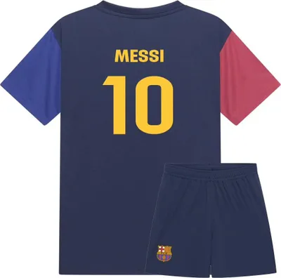 Produktbild von FC Barcelona Fußball Trikot Set Messi Heim 2025-2026 - Kind - 152