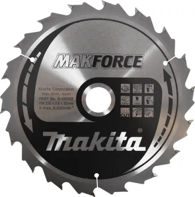 Produktbild von Makita Kreissägeblatt, MAKFORCE 235 x 30 mm - 18 Zähne