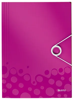 Productafbeelding van Leitz 45990023 4599 Expansiemap WOW - A4, PP, roze metallic