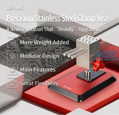 Produktbild von DSPIAE DSP-AT-TVA&B DSPIAE Precision Stainless Steel Clamp Vise