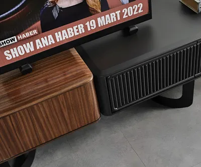 Immagine prodotto di Mobile TV basso marrone-nero Mobile TV da salotto di design