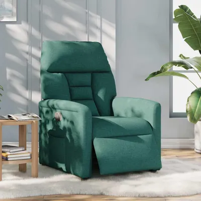 Obrázek produktu pro vidaXL Relaxační křeslo Electric Tmavě zelená tkanina