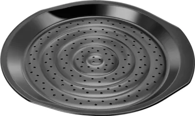 Immagine prodotto di Teglia per pizza Kaiser Crossini, 37 x 35 x 2,5 cm, con base termica ondulata e pendenza dello stampo