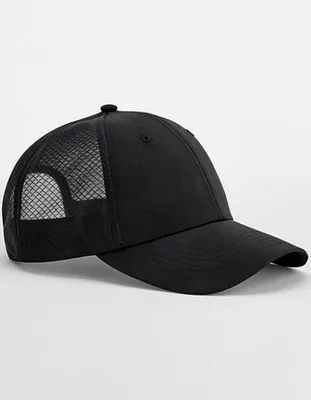 Produktbild von Beechfield B644R | Technical Mesh Trucker - Farbe: Black/Black - Größe: One Size