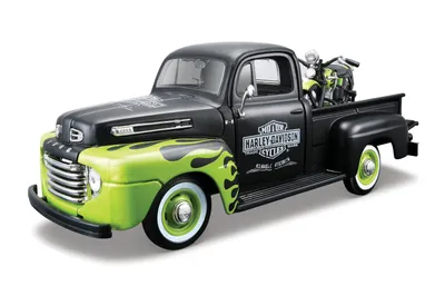 Zdjęcie produktu dla Maisto - Harley-Davidson Custom, 1948 Ford F-1 pickup + 1948 FL Panhead, 1:24