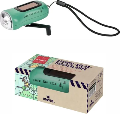 Obrázok produktu pre MOSES Wanderlust Dynamo Solárna baterka