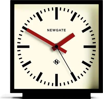 Immagine prodotto di Newgate Amp Railway - Orologio da tavolo - Nero con lancette rosse