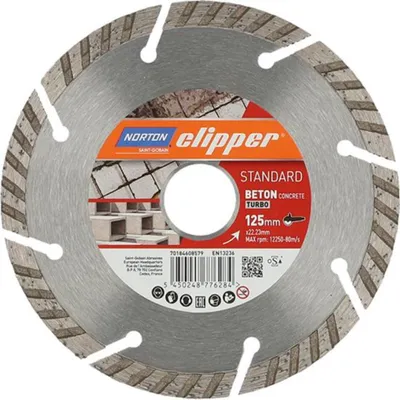 Produktbild von Norton Clipper Norton Diamantscheibe Standard Beton Turbo Ø125