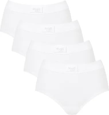 Produktbild von sloggi 4er Pack Double Comfort Maxi Slip Perfekter Sitz, Mit feinen Details, Angenehm auf der Haut
