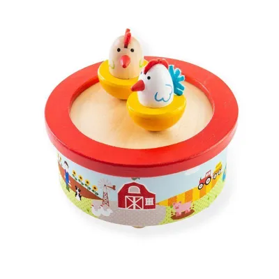 Produktbild von Bigjigs Toys Hölzerne Spielzeugkiste Bauernhof