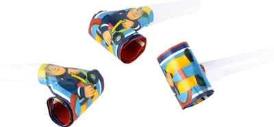 Immagine prodotto di 8 x tronchi d'aria del pompiere Sam 30 cm decorazione per feste