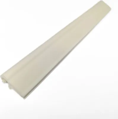 Produktbild von Sichtschutzstreifen zaun|zu Klemmschiene PREMIUM-Clip Zaunblende Doppelstabzaun Weiß 1er Pack