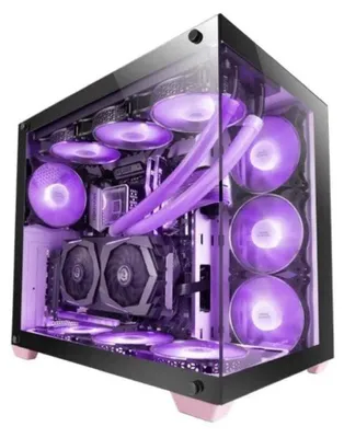 Produktbild von Mars Gaming MCV4, Tower, PC, Pink, ATX, EATX, micro ATX, Mini-ITX, Gaming, ATX