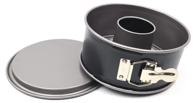 Mini-Springform 18 cm, 2 Böden, Antihaft, für halbe Portionen