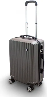 Produktbild von Barut Trolley Hartschalen Koffer Hartschalenkoffer Hardcase Größe M - Modell General (Grau) MS-17262