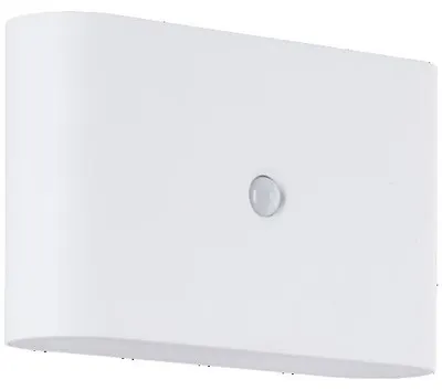 Produktbild von Brilliant G80605/05 Xino Außenwandleuchte mit Bewegungsmelder Kunststoff weiß LED integriert