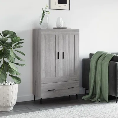 Produktbild von vidaXL Highboard Grau Sonoma 69,5x31x115 cm Holzwerkstoff