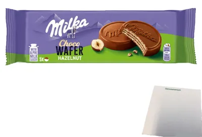 Produktbild von Milka Gebäck Choco Wafer Haselnuss (150g Packung) + usy Block