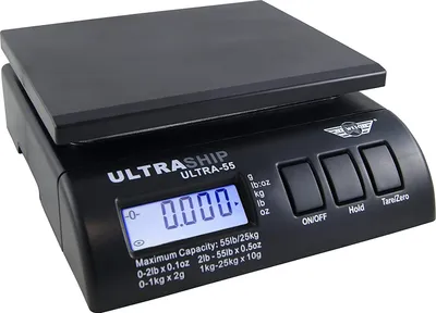 Produktbild von Paketwaage bis 25kg - MyWeigh - Mit extra Briefhalter und Netzteil