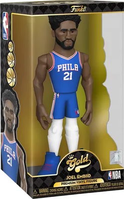 Produktbild von NBA Philadelphia 76ers - Joel Embiid - Funko Gold Vinyl Figur