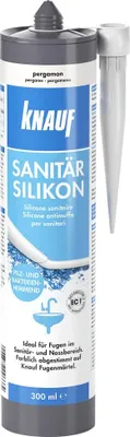 Produktbild von Knauf Sanitär Silikon pergamon 300 ml