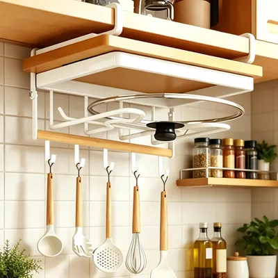 Productafbeelding van Set van 2 rustieke houten planken - Rustieke houten planken voor planten en decoratie