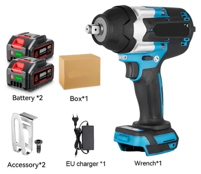 Immagine prodotto di Chiave a percussione - Avvitatore a percussione - Avvitatore a impulsi - 1800 Nm - 1/2 pollice - Potente - Brushless