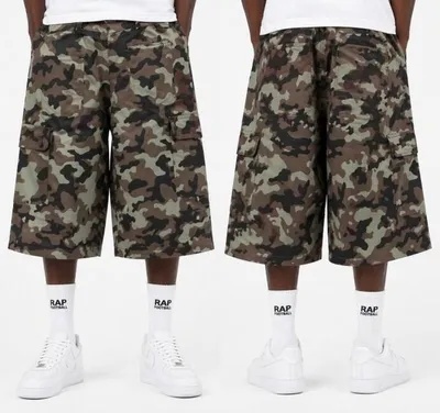 Immagine prodotto di Pantaloncini da uomo Karl Kani OG Camo Baggy Cargo Shorts Multicolor - S