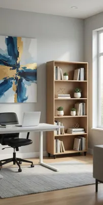 Image de Armoire en bois pratique avec 5 compartiments de rangement